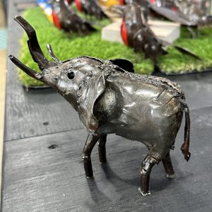 Tiny Rhino Sculptures Handheld elephant