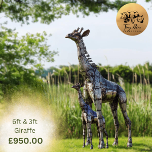 Tiny Rhino Sculptures Giraffe Special Offer